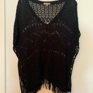 Black Beach Cover Up